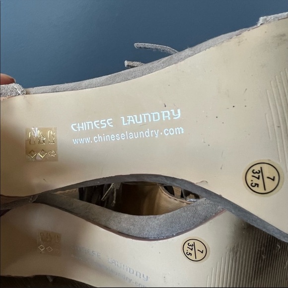 Chinese Laundry Santa Fe Fringed Stiletto heels - Picture 5 of 6